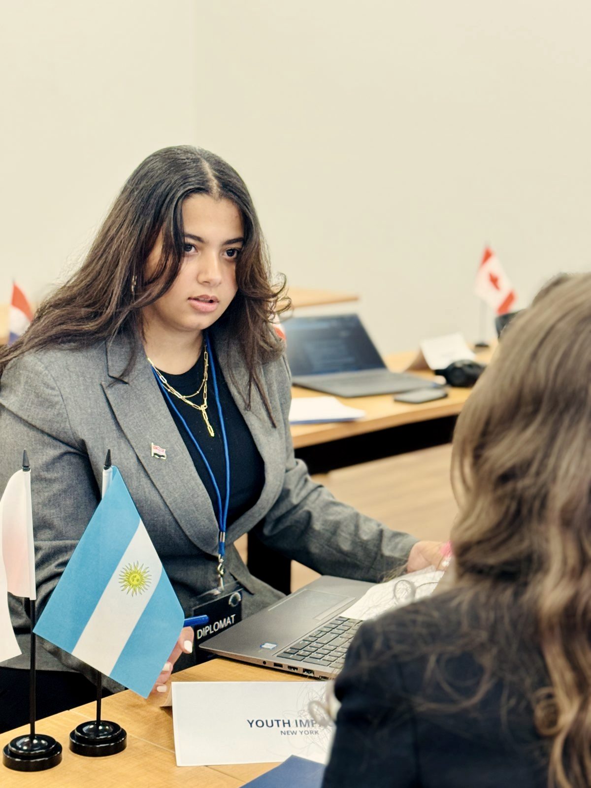 Delegates in debate