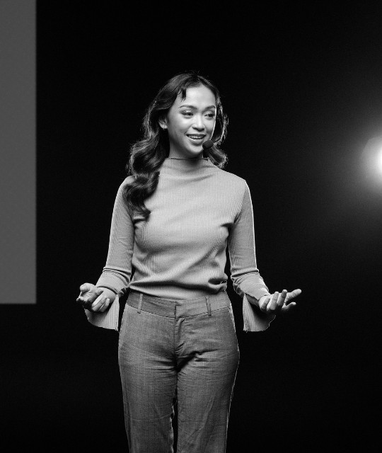 A Fellow speaking on stage